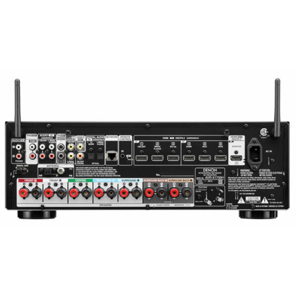 Denon AVR-X1700H 7.2-Channel 8K AV Receiver - Image 4