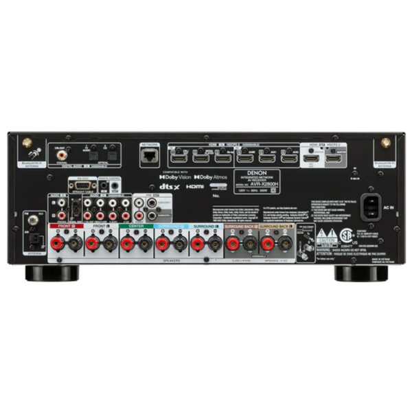 Denon AVR-X2800H 7.2 Channel Network AV Receiver - Image 5