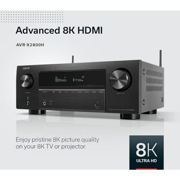 Denon AVR-X2800H 7.2 Channel Network AV Receiver - Image 7