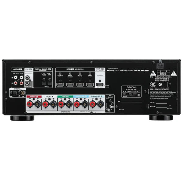 Denon AVR-X580BT Dolby and DTX HD 8K Home Theater - Image 4